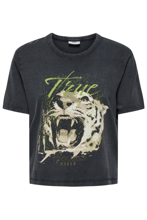 Jacqueline de Yong jdyfarock elina s/s print top jrs